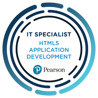 IT Specialist – HTML5 Application Development certification badge